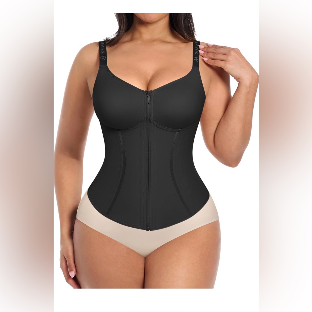 Shapellx Black Shapewear Corset Nwt Large